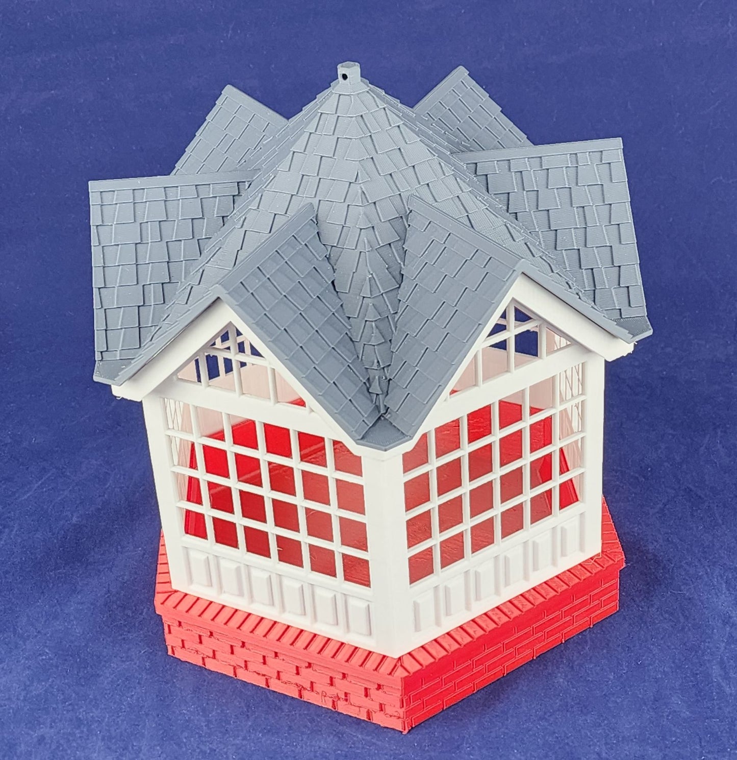 Decorative Tea Room Gray Roof -3D Print