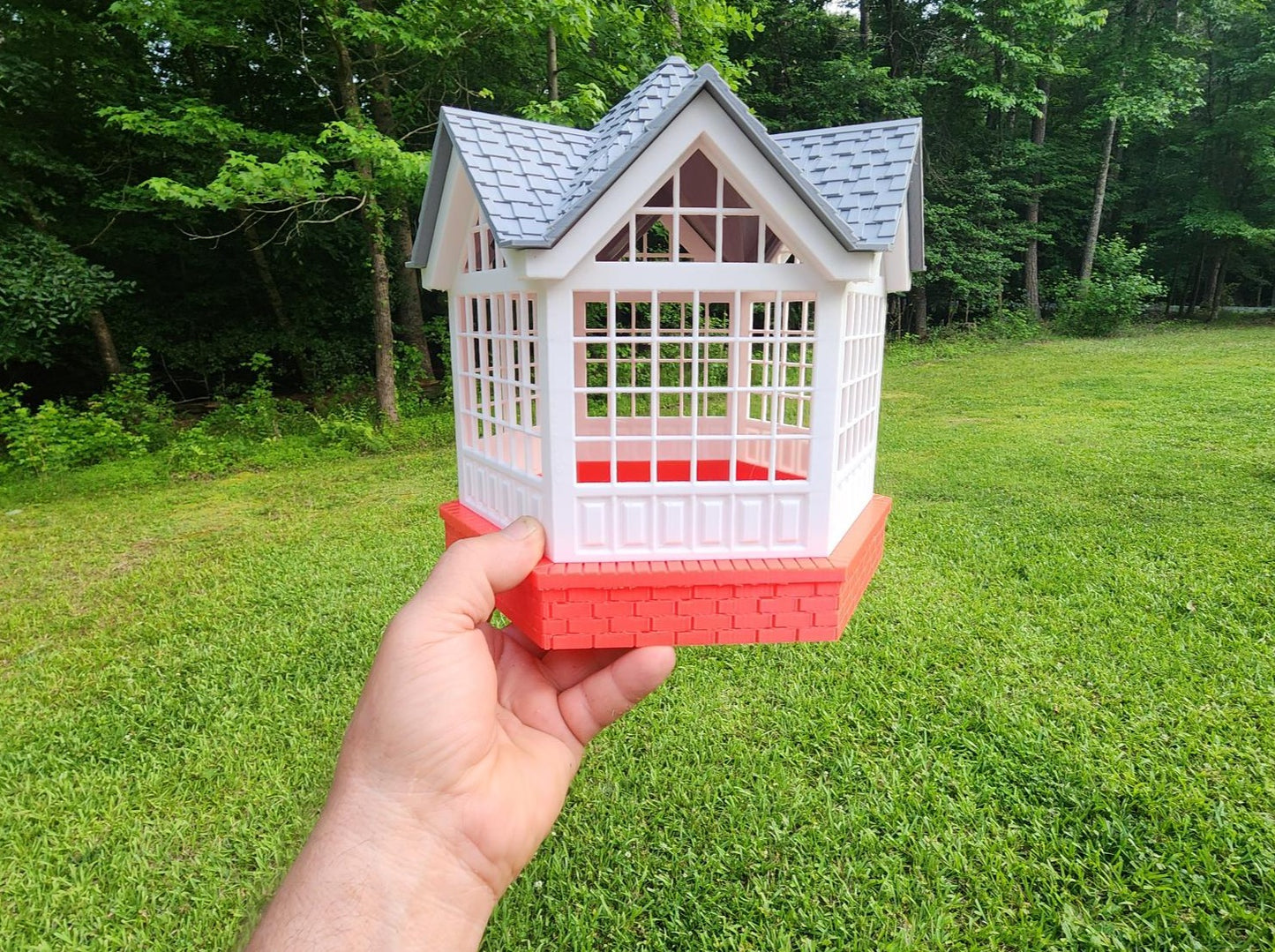 Decorative Tea Room Gray Roof -3D Print